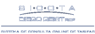 SICOTA&copy; | Sistema de Consulta OnLine de Tarifas